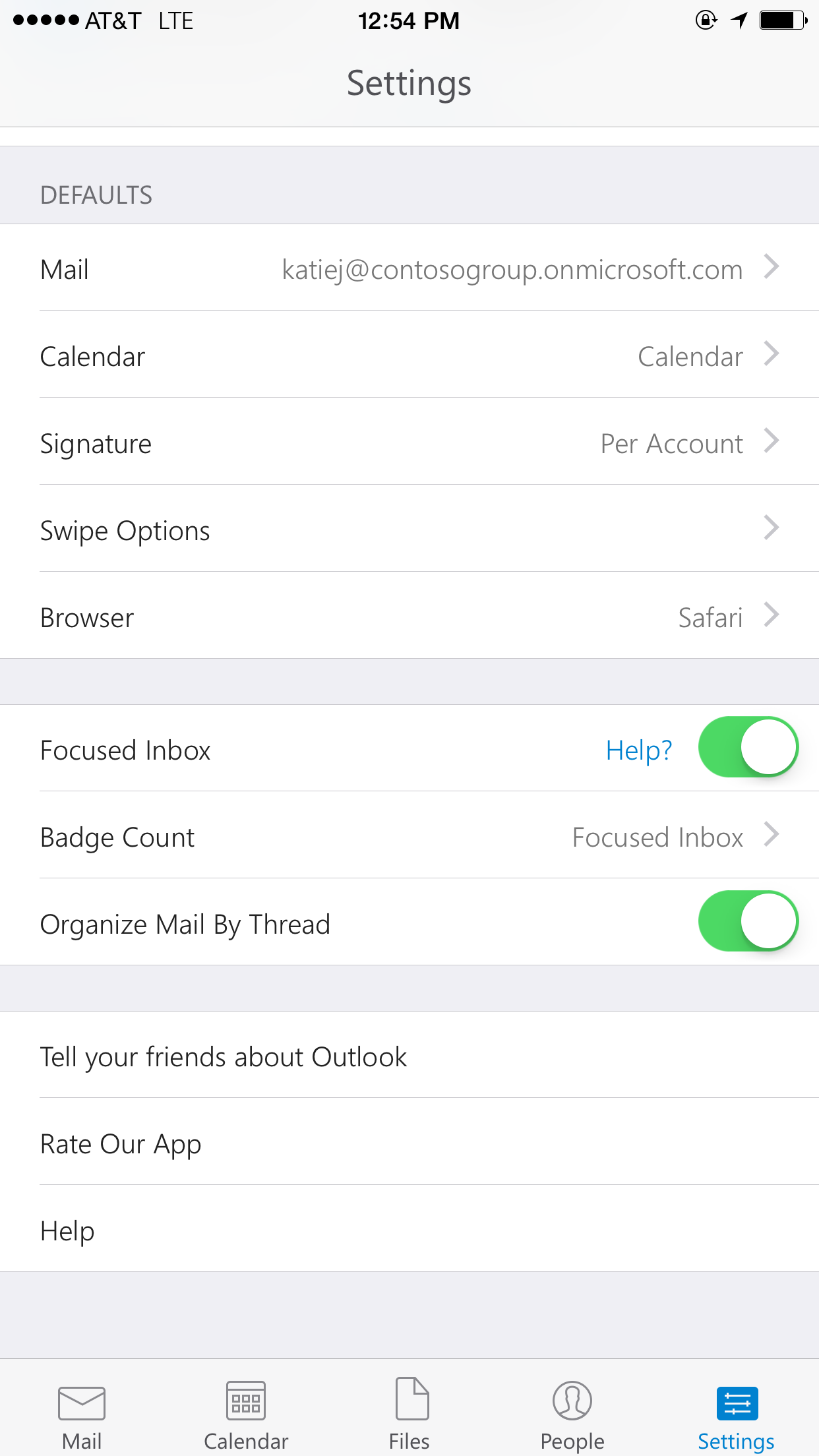 How to activate outlook app